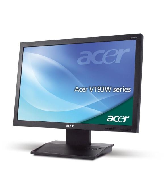 Monitor LCD Acer Widescreen de 19" Modelo V193Wb